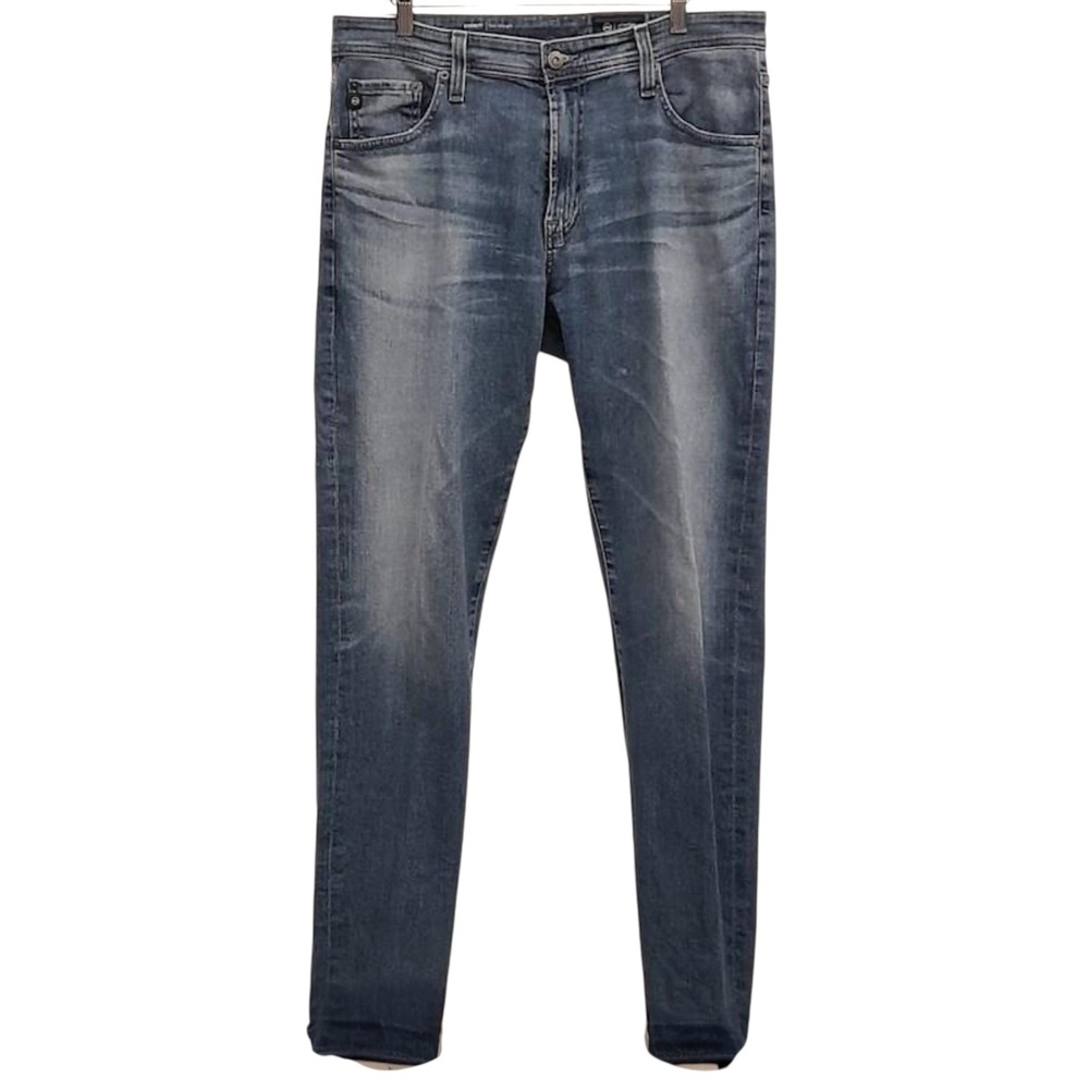 AG Adriano‎ Goldschmied Men's Jeans 32x34 Slim Fit Dark Wash Gently Used